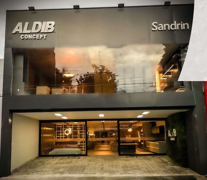 Showroom Aldib Concept com móveis planejados de alta qualidade